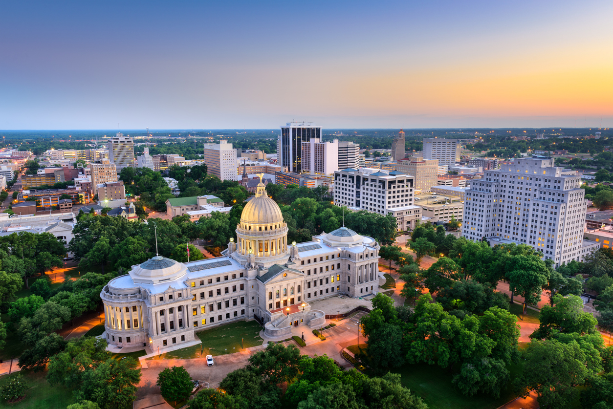 Panoramic Image of Jackson, MS